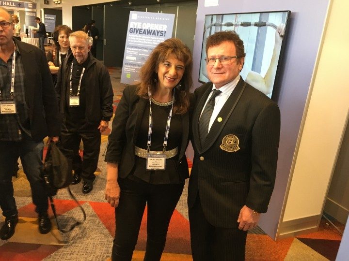 Dr. Dalal Akoury with Dr. Robert Goldman