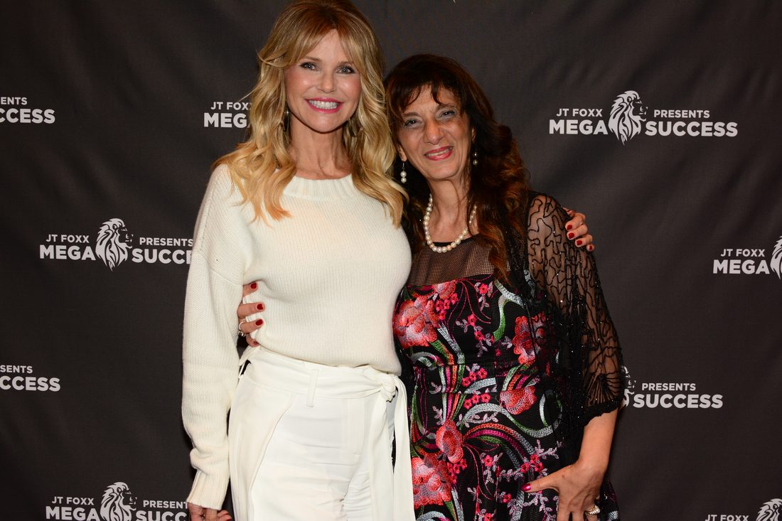 Dr. Dalal Akoury with Christie Brinkley