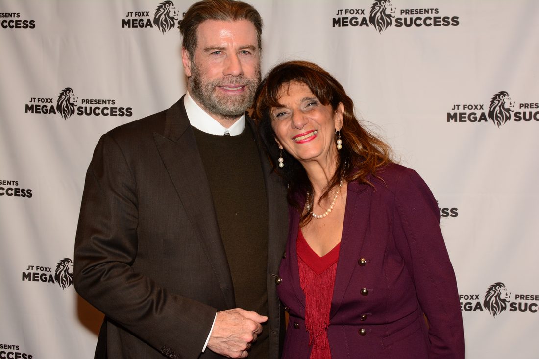 Dr. Dalal Akoury with John Travolta