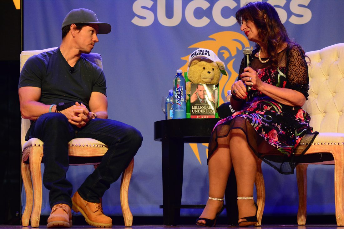 Dr. Dalal Akoury with Mark Wahlberg