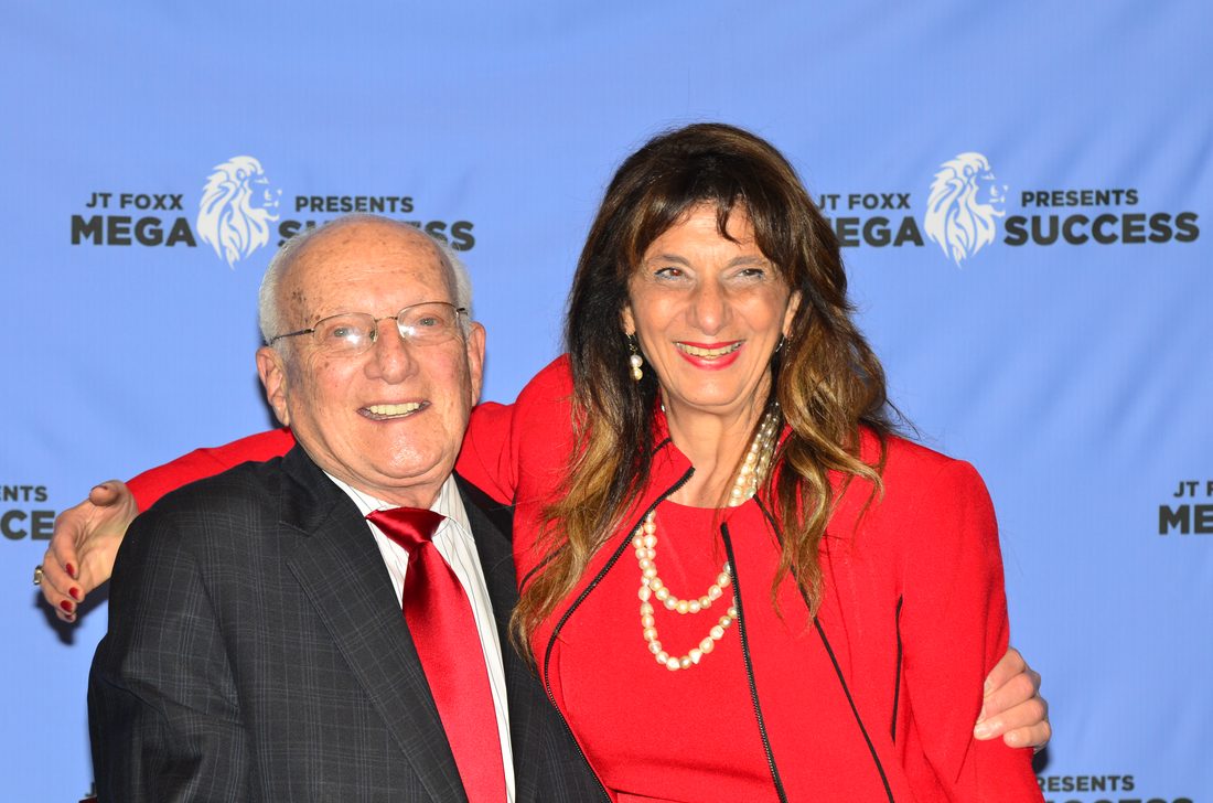 Dr. Dalal Akoury with George Ross