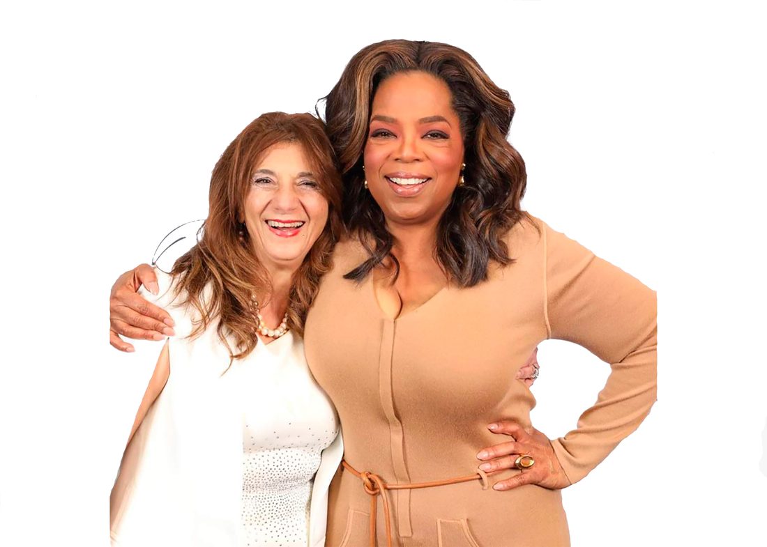 Dr. Dalal Akoury with Oprah Winfrey