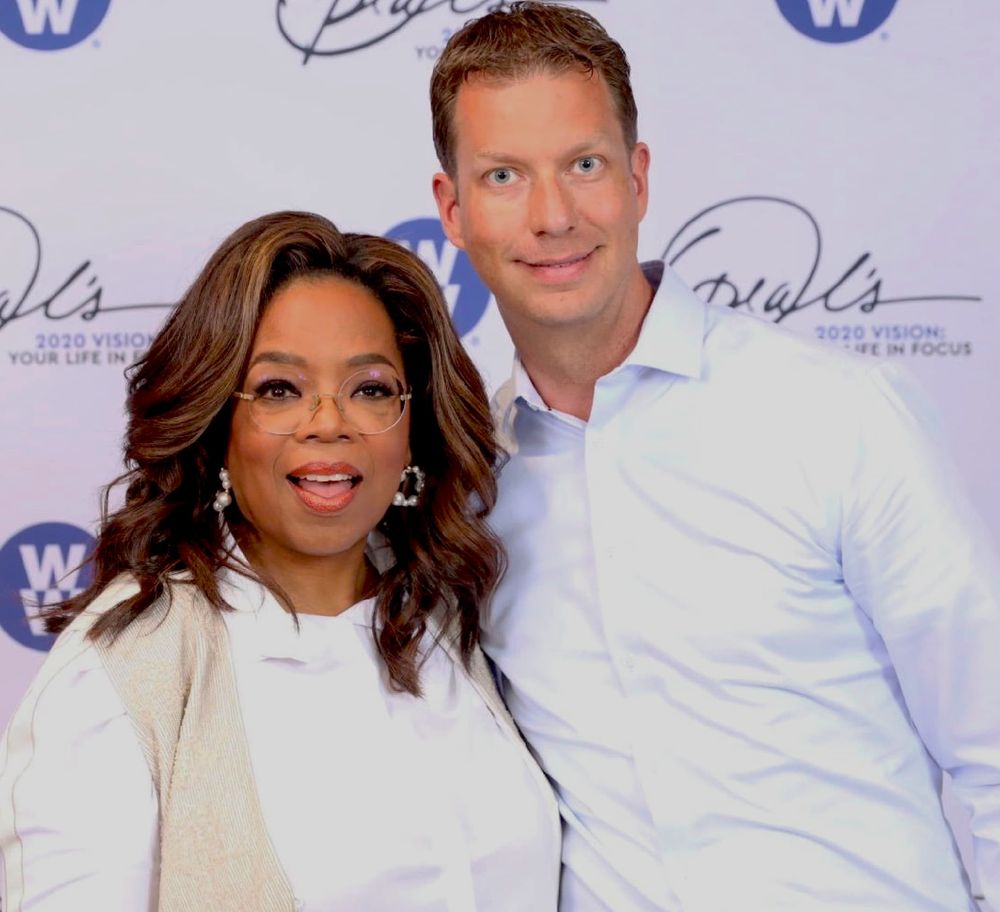 JT Foxx with Oprah Winfrey