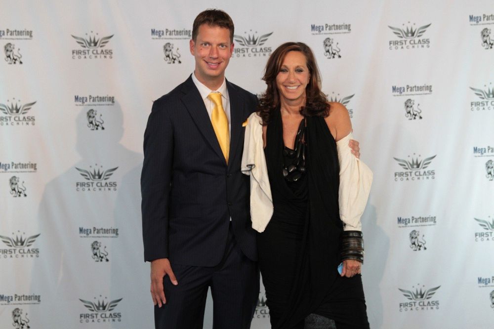 JT Foxx with Donna Karan