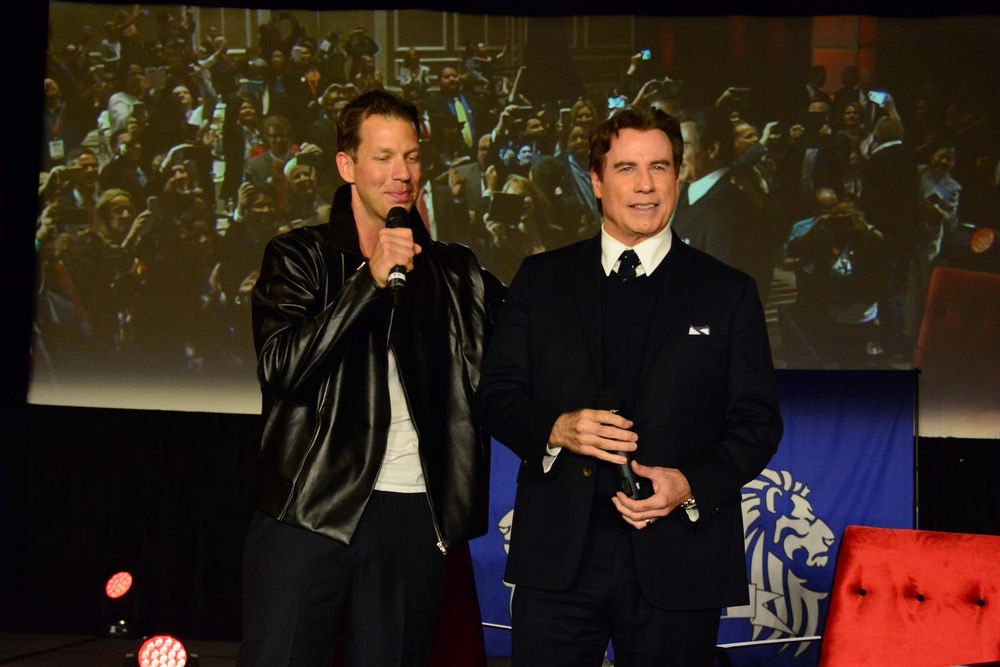 JT Foxx with John Travolta